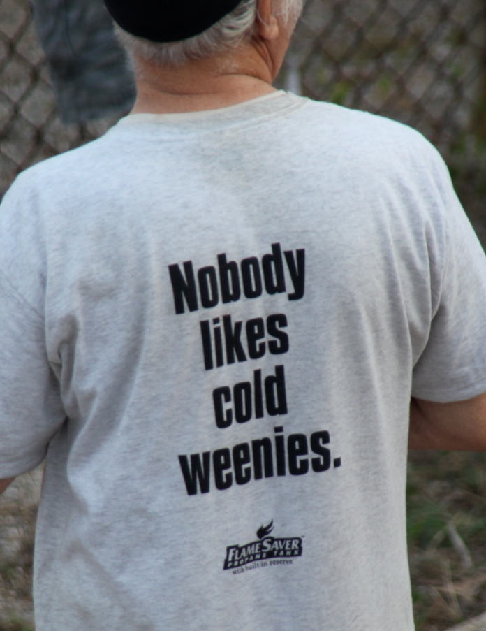 nobody likes cold weenies